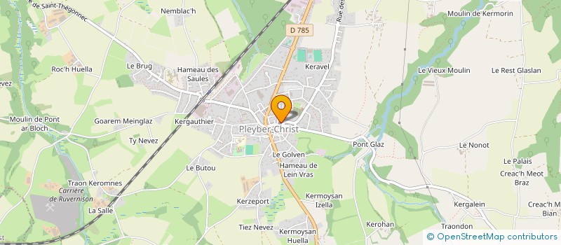 localisation de l'entreprise AIDE A DOMICILE EN MILIEU RURAL  GUICLAN