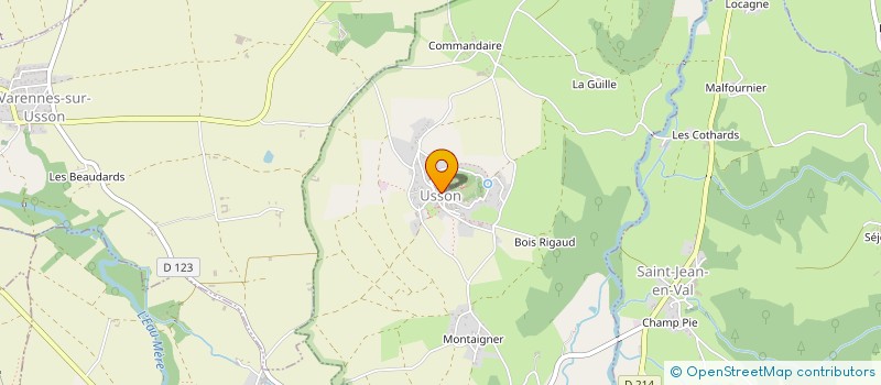localisation de l'entreprise AIDE A DOMICILE EN MILIEU RURAL à SAUXILLANGES