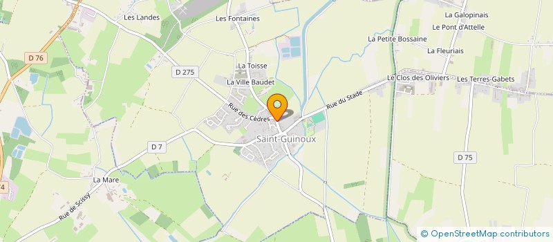 localisation de l'entreprise AIDE A DOMICILE EN MILIEU RURAL à SAINT-PERE-MARC-EN-POULET