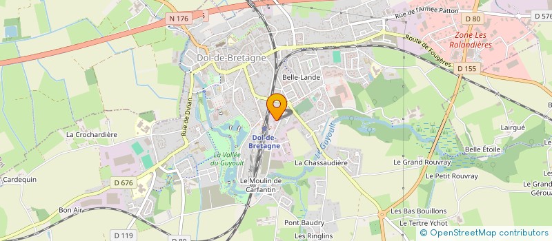 localisation de l'entreprise AIDE A DOMICILE EN MILIEU RURAL à DOL-DE-BRETAGNE