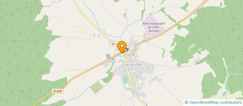 localisation de l'entreprise AIDE A DOMICILE EN MILIEU RURAL à LAMARCHE