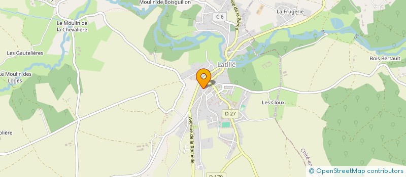 localisation de l'entreprise AIDE A DOMICILE EN MILIEU RURAL à LATILLE