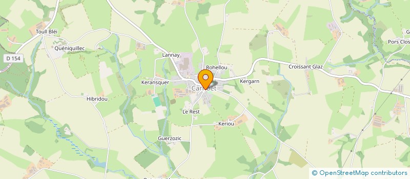 localisation de l'entreprise AIDE A DOMICILE EN MILIEU RURAL à CALLAC
