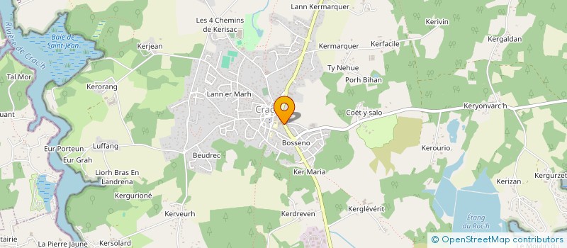 localisation de l'entreprise AIDE A DOMICILE EN MILIEU RURAL à CRACH
