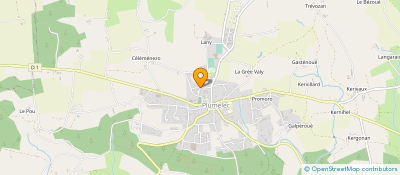 localisation de l'entreprise AIDE A DOMICILE EN MILIEU RURAL à PLUMELEC