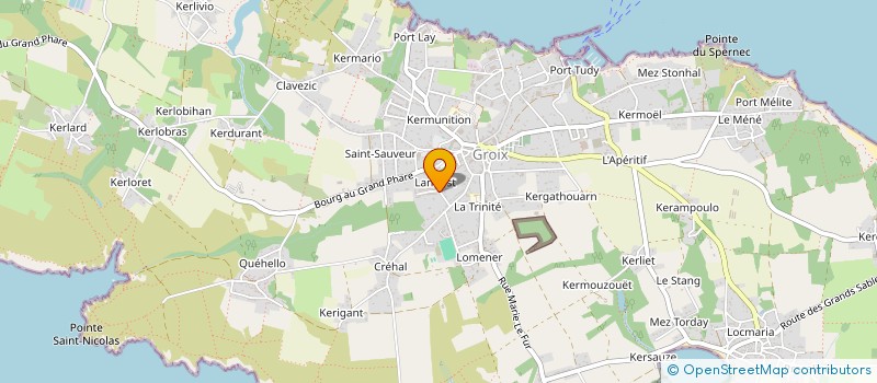 localisation de l'entreprise AIDE A DOMICILE EN MILIEU RURAL à GROIX
