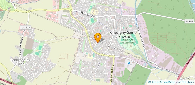 localisation de l'entreprise AIDE A DOMICILE EN MILIEU RURAL à CHEVIGNY-SAINT-SAUVEUR