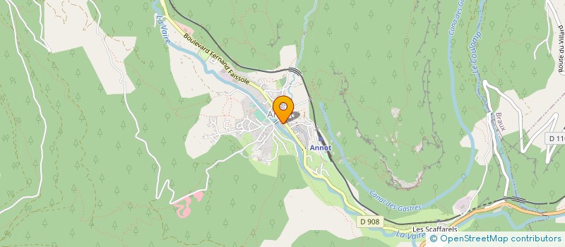 localisation de l'entreprise AIDE A DOMICILE EN MILIEU RURAL à ANNOT