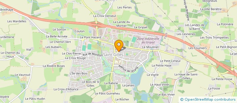 localisation de l'entreprise AIDE A DOMICILE EN MILIEU RURAL  SAINT-GILLES