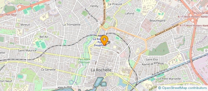 localisation de l'entreprise AIDE A DOMICILE INFIRMES VIEILLARS ISOLE à LA ROCHELLE