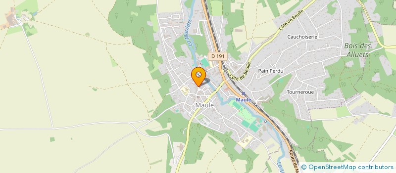 localisation de l'entreprise AIDE A DOMICILE MILIEU RURAL  MAULE