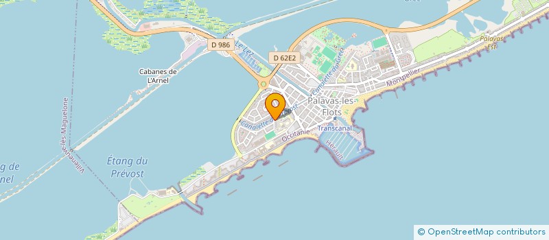 localisation de l'entreprise AIDE A DOMICILE MONTPELLIER LITTORAL à PALAVAS-LES-FLOTS