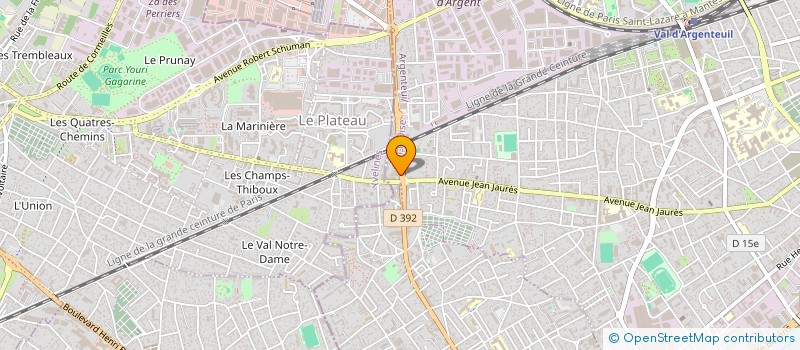 localisation de l'entreprise AIDE A L'AUTONOMIE  ST OUEN L AUMONE