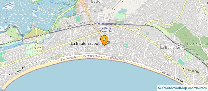 localisation de l'entreprise AIDE A L AUTONOMIE A LA SOCIALISATION ET AUX APPRENTISSAGES à LA BAULE-ESCOUBLAC