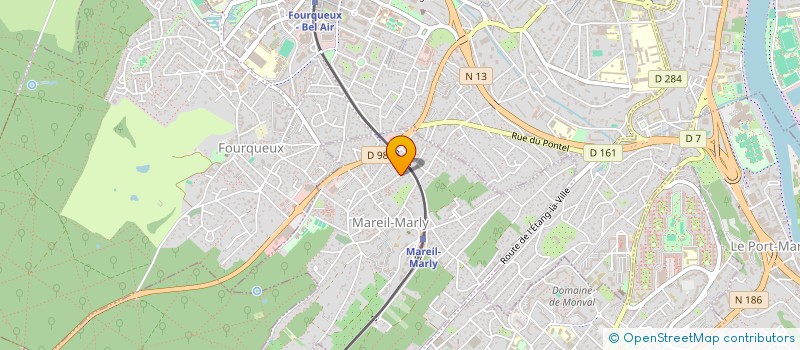 localisation de l'entreprise AIDE A L'EGLISE EN DETRESSE à MAREIL-MARLY