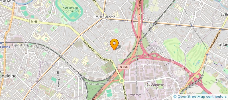 localisation de l'entreprise AIDE A L HUMANITAIRE à MARCQ-EN-BARŒUL