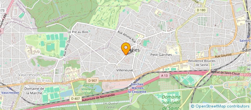localisation de l'entreprise AIDE A L'IMMIGRATION à GARCHES