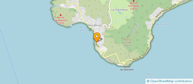 localisation de l'entreprise AIDE A LA CONSTITUT DE DOSSIERS DE PRESTATIONS SOCIALES (MARTINIQUE) à LES ANSES-D'ARLET