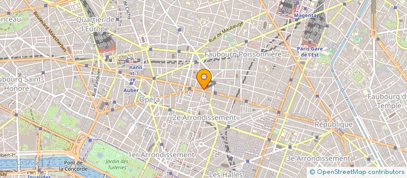 localisation de l'entreprise AIDE A LA CREATION DES SOCIETES  PARIS