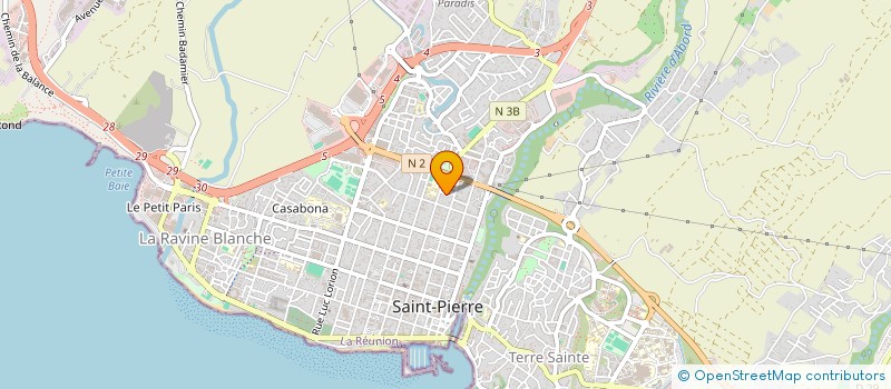 localisation de l'entreprise AIDE A LA CREATION ET A LA SAUVEGARDE D'ENTREPRISES à SAINT-PIERRE