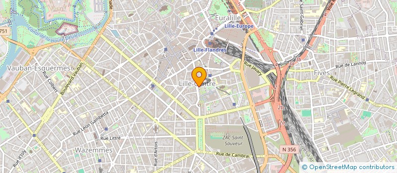localisation de l'entreprise AIDE A LA DEFENSE AUX SANS PAROLES à LILLE