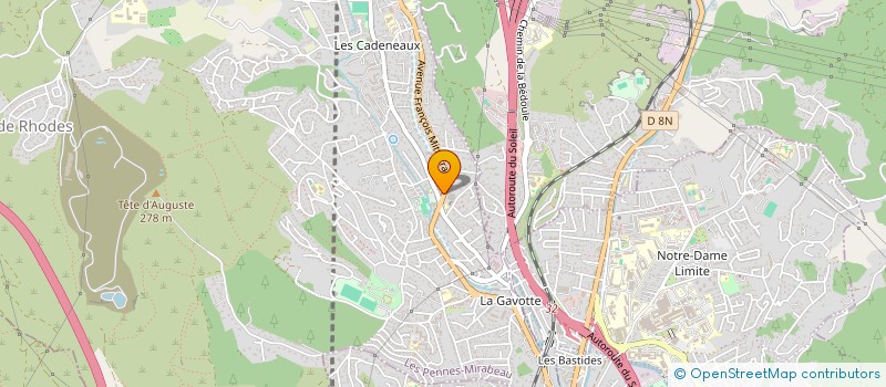localisation de l'entreprise AIDE A LA FACTURATION DES ACTIVITES LIBERALES à LES PENNES-MIRABEAU