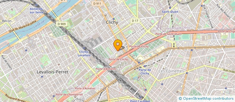 localisation de l'entreprise AIDE A LA GESTION DES HOTELS à CLICHY
