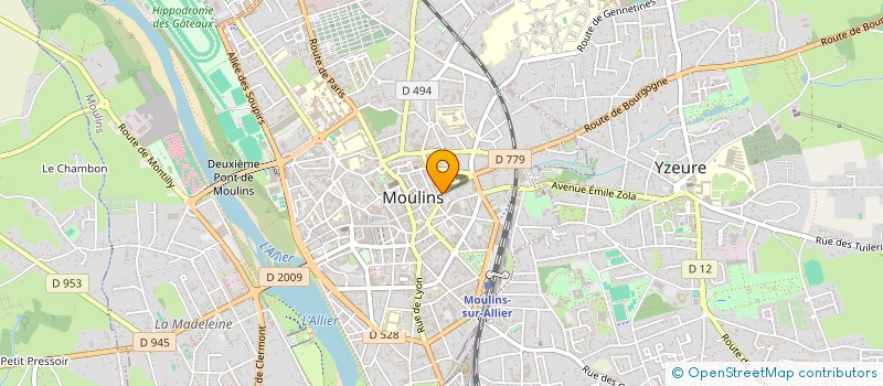 localisation de l'entreprise AIDE A LA MOBILITE à MOULINS
