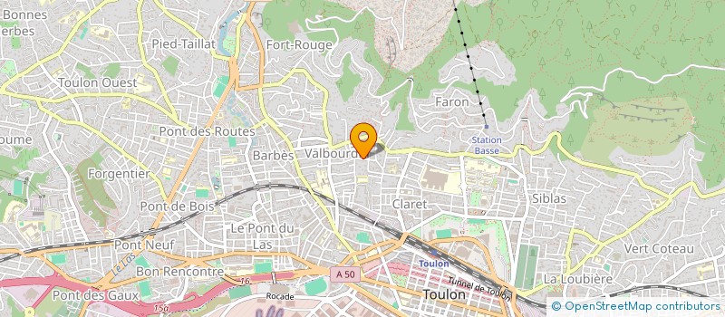 localisation de l'entreprise AIDE A LA PUBLICITE D'ENTREPRISE  TOULON