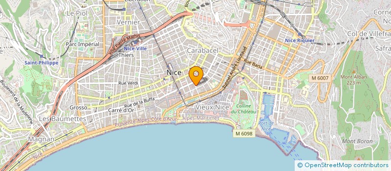 localisation de l'entreprise AIDE A LA REINSERTION PAR LE TRAVAIL à NICE