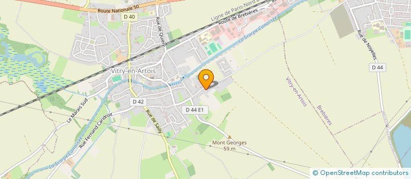 localisation de l'entreprise AIDE A LA SCOLARISATION DES ENFANTS DES PAYS PAUVRES à VITRY-EN-ARTOIS