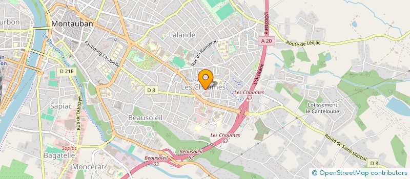 localisation de l'entreprise AIDE A UNE MEILLEURE INSERTION SCOLAIRE ET SOCIALE à MONTAUBAN