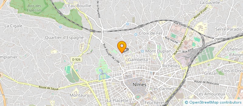 localisation de l'entreprise AIDE A VOTRE DOMICILE à NIMES