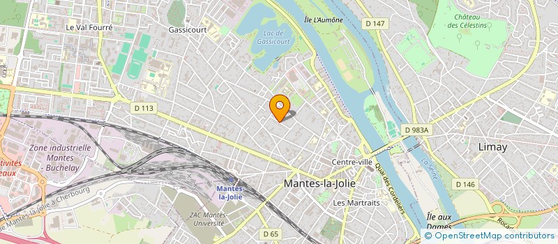 localisation de l'entreprise AIDE ALIMENT MERES FAMILLES DIFFICULTES à MANTES-LA-JOLIE