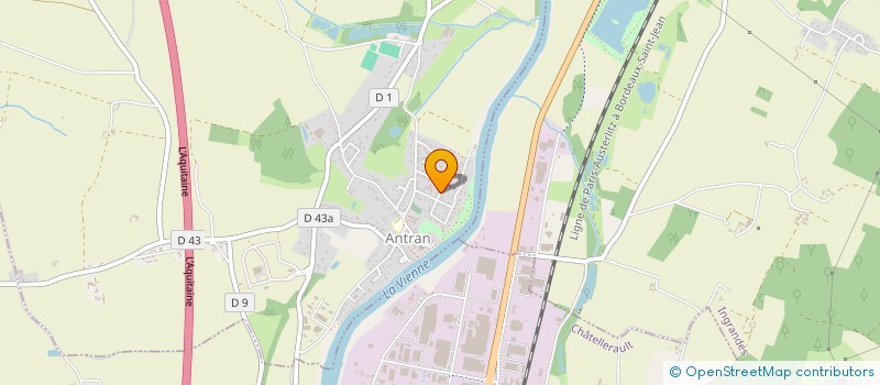 localisation de l'entreprise AIDE ALZHEIMER  ANTRAN