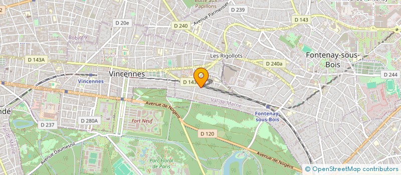 localisation de l'entreprise AIDE AND COURS à FONTENAY-SOUS-BOIS