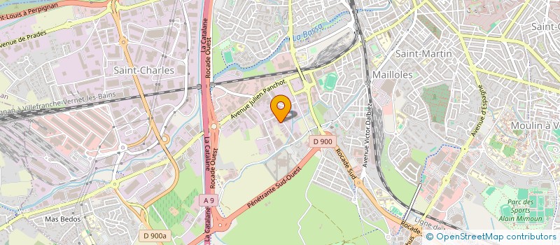 localisation de l'entreprise AIDE APPRENTISSAGE ASSISTANCE POUR LA CATALOGNE AAA CATALOGNE  PERPIGNAN