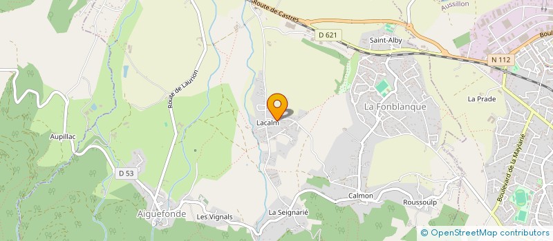 localisation de l'entreprise AIDE-ASSIST  AIGUEFONDE