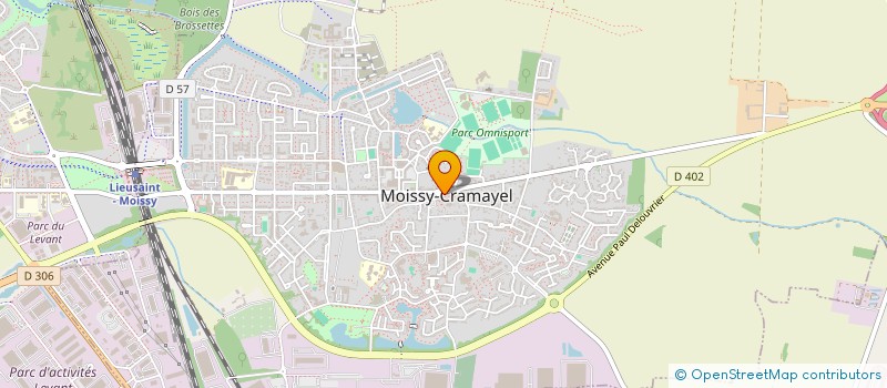 localisation de l'entreprise AIDE ASSISTANCE ACCIDENT à MOISSY-CRAMAYEL