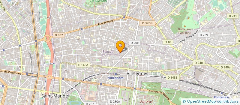 localisation de l'entreprise AIDE ASSISTANCE AUDIT FIDUCIAIRE à VINCENNES