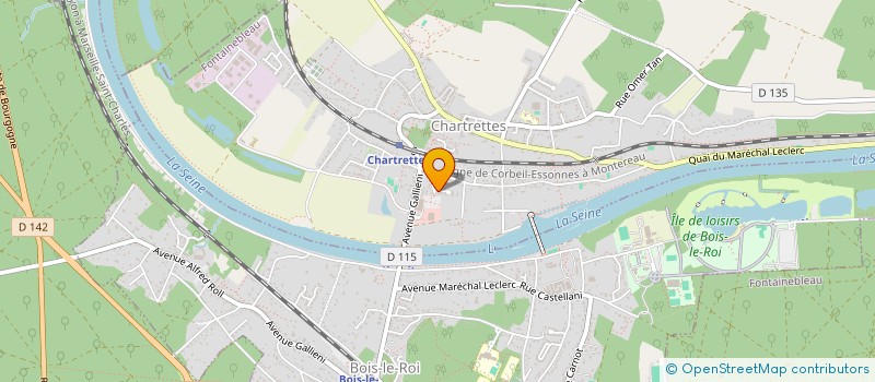 localisation de l'entreprise AIDE AU DEVELOPPEMENT D'UNE ECOLE KHMERE AU CAMBODGE (A.D.E.K )  CHARTRETTES