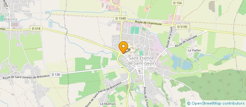 localisation de l'entreprise AIDE AU DEVELOPPEMENT DU TRAFIC AERIEN DE L AEROPORT DE GRENOBLE ISERE  SAINT-ETIENNE-DE-SAINT-GEOIRS