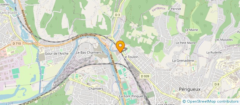 localisation de l'entreprise AIDE AU FOOTBALL AMATEUR EN DORDOGNE  PERIGUEUX