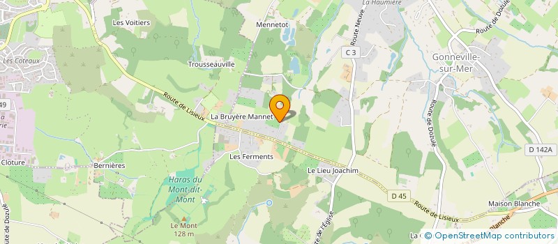 localisation de l'entreprise AIDE AU JARDIN SERVICE  VILLERS-SUR-MER