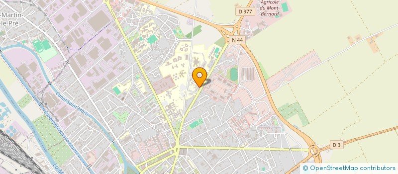 localisation de l'entreprise AIDE AU JUMELAGE HOSPITALIER CHALONS - BOBO  CHALONS-EN-CHAMPAGNE