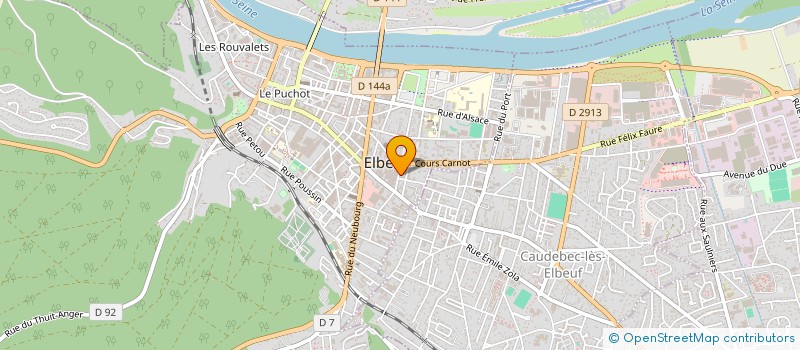 localisation de l'entreprise AIDE AU LOGEMENT D ELBEUF  ELBEUF