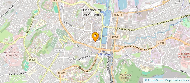 localisation de l'entreprise AIDE AU LOGIS à CHERBOURG-EN-COTENTIN