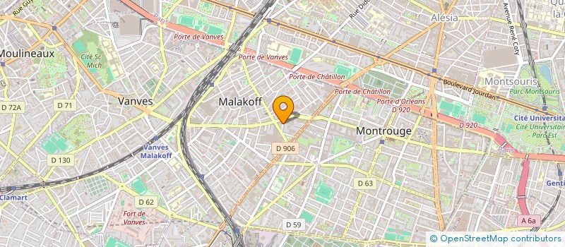 localisation de l'entreprise AIDE AU MALADE ET A LA FAMILLE à MALAKOFF