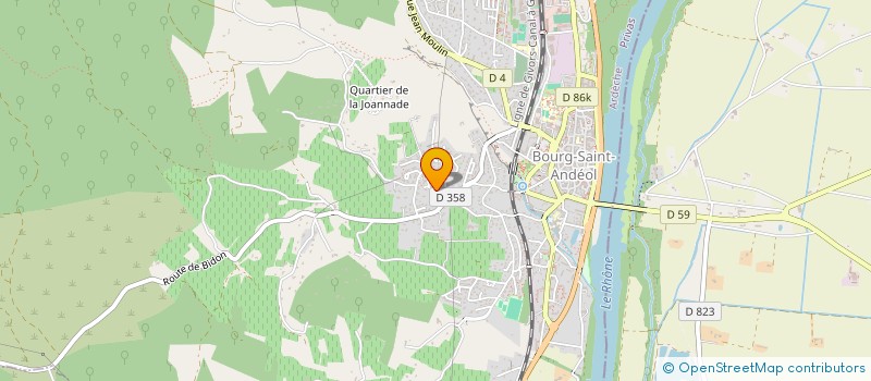 localisation de l'entreprise AIDE AU PEUPLE KHMER à BOURG-SAINT-ANDEOL