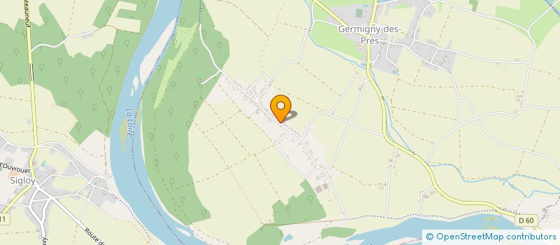 localisation de l'entreprise AIDE AU PLACEMENT DES ANIMAUX DE TYPE.  GERMIGNY-DES-PRES